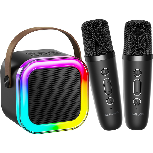 K12 Karaoke Machine for Kids Adults Portable Bluetooth Speaker - Black
