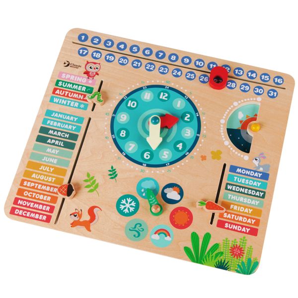 Classic World Wooden Forest Themed Calendar