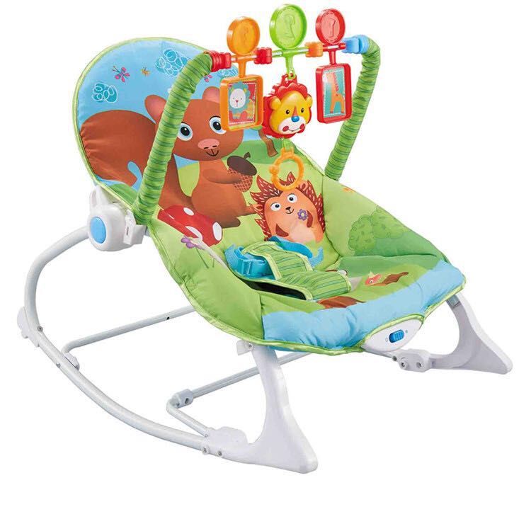 Baby Cradle Swing Reborn Eletric Rocking Chair Green & White Buy Online in South Africa