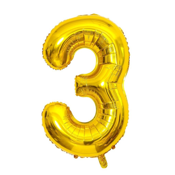 Gold Foil Balloon 32inch - No 3
