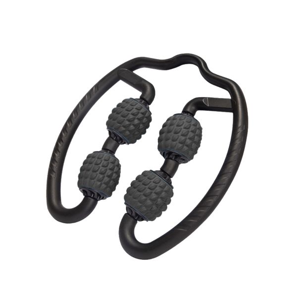 Multi-Functional Foam Shaft Roller Massager Leg Neck Muscle Relaxer - Black