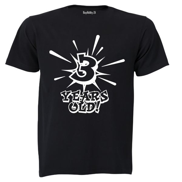 3 Years Old! - Kids T-Shirt - White