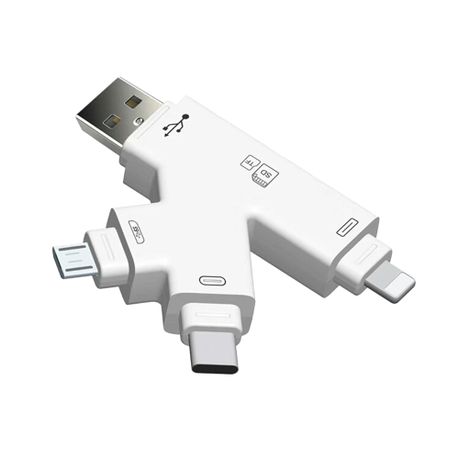 HME Products 4-in-1 SD Card Reader, Lightning USB 2.0, Micro USB Connection  at Tractor Supply Co.