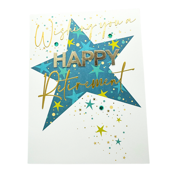 Gigantic Wishing you a happy Retirement card