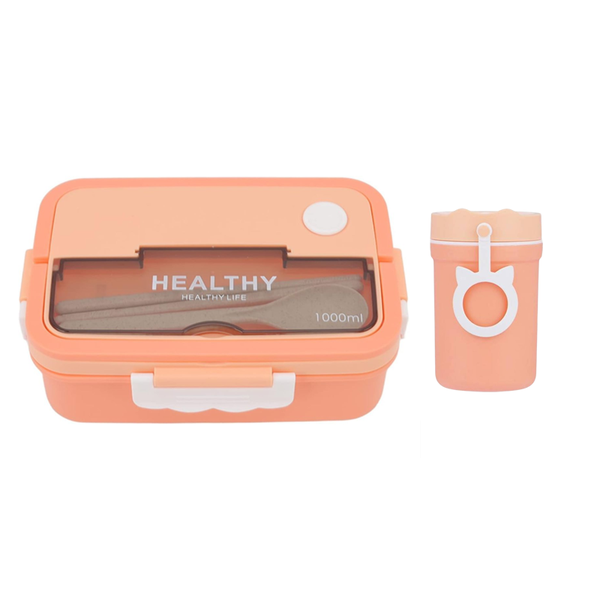 Portable Bento Lunch Box with Soup Cup-HY-14