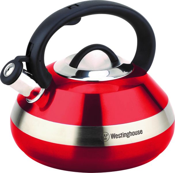 Westinghouse Red Stainless steel Stainless Steel Stovetop Whiteling Kettle