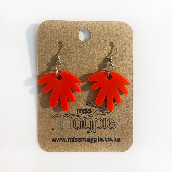 Miss Magpie Maple Leaf Earrings