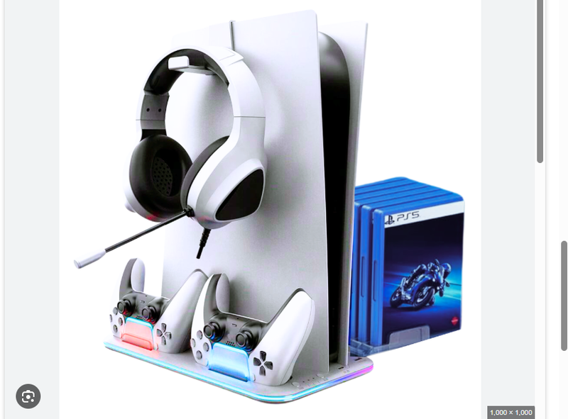 iPega Vertical Stand Compatible with PS5, PS5 Slim