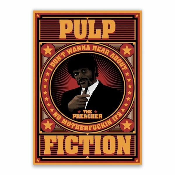 Pulp Fiction The Preacher Poster - A1