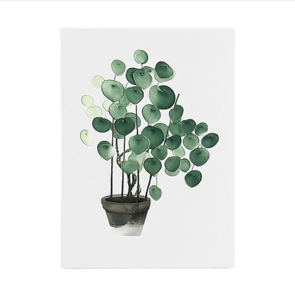 Plant Inspired Paper Wall Art Poster