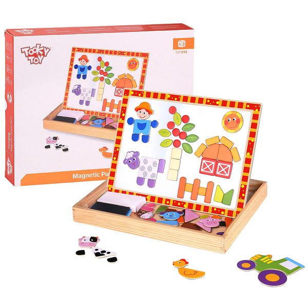 TookyToy Magnetic Farm Puzzle Set
