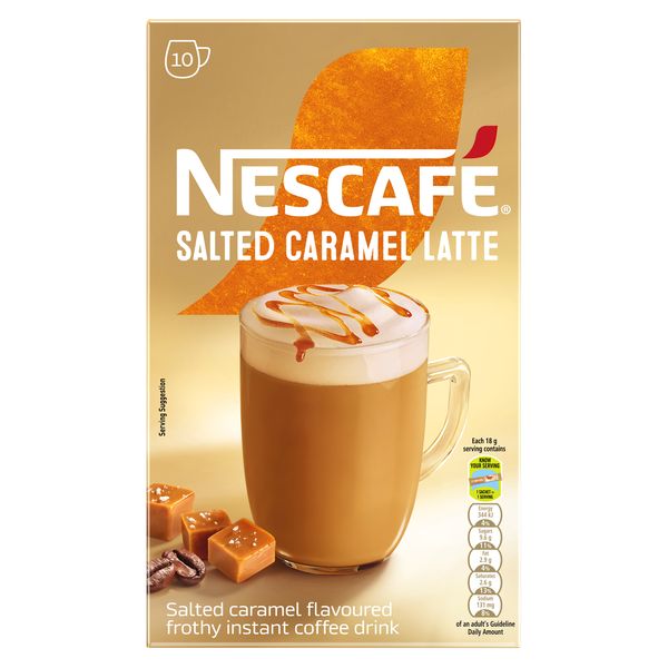 NESCAFÉ Salted Caramel Latte Instant Coffee10 pack, (10x18g)