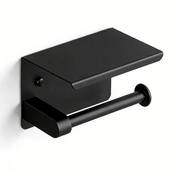 Stainless Steel Tissue Holder Wall-Mounted No-Drill Type