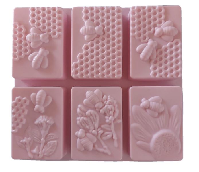 BeeHive Rectangle Soap Mould