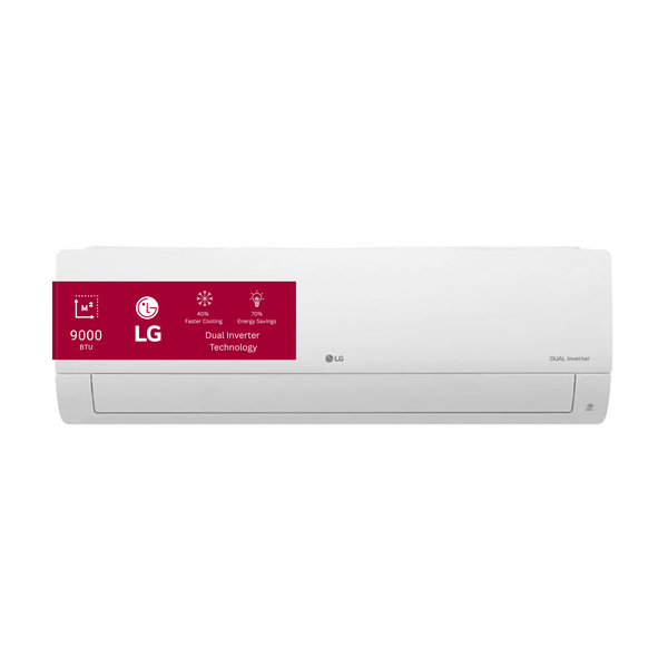 LG DualCool - White Wall Airconditioner - 9 000BTU