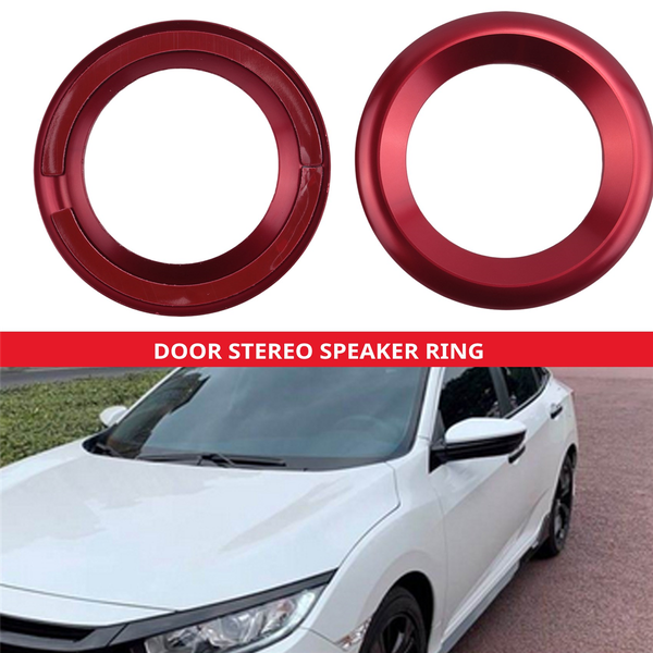 Door Audio Speaker Rings for Civic 2016 2017 2018 Compatible with Honda