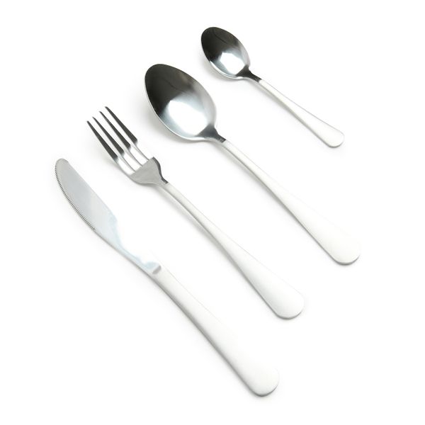 George &amp; Mason - Satin 16 Piece Cutlery Set