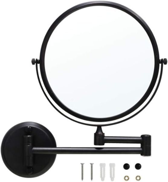 Wall Mounted Makeup Mirror with LED Lighted 10x Magnification