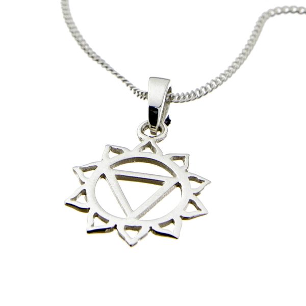 Solar Plexus Chakra Sterling Silver Necklace