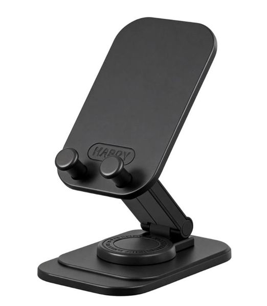 Sturdy Plastic 360 Rotating Foldable Phone Stand | Desktop Phone Holder