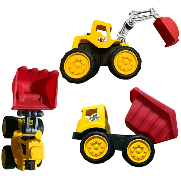 Set of Constructions Vehicles