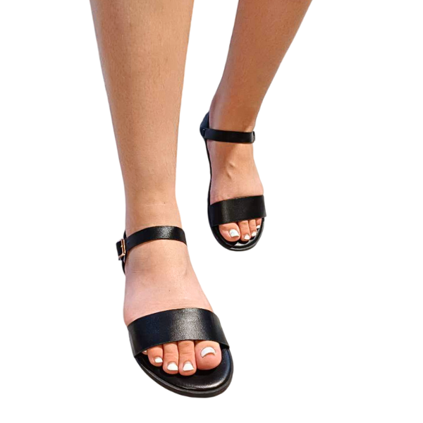 Trinita Ladies Flat Sandals Ankle Strap