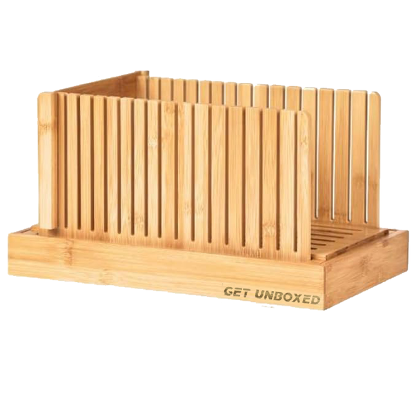 GET UNBOXED Bread Slicer Toast Loaf Slicer Foldable Bread Cutting Guide