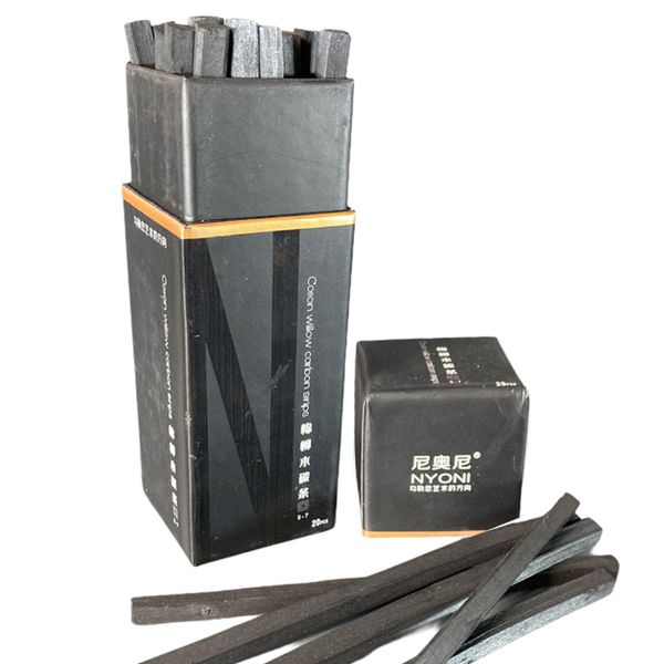 Nyoni - Cotton Willow Carbon Strips -5-7mm - 20 pieces