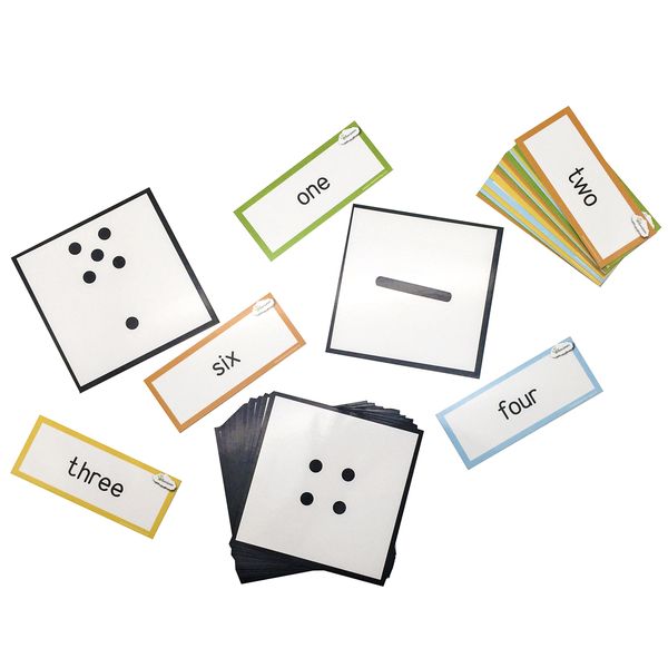 Greenbean English Number Dot Cards Set