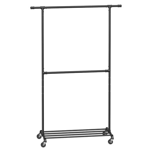 Industrial Heavy-Duty Clothes Rack - Adjustable &amp; Durable