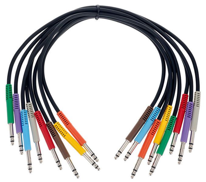Hosa Balanced Patch Cables TT TRS to Same