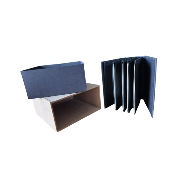 Slider Box Mini Album Kit | Black | Blank