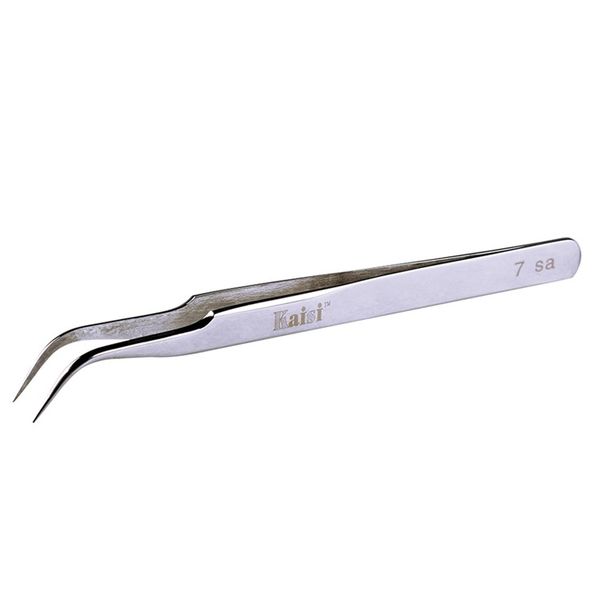 Kaisi 7-SA Curved Anti-static Anti-Magnetic Stainless Steel Tweezer