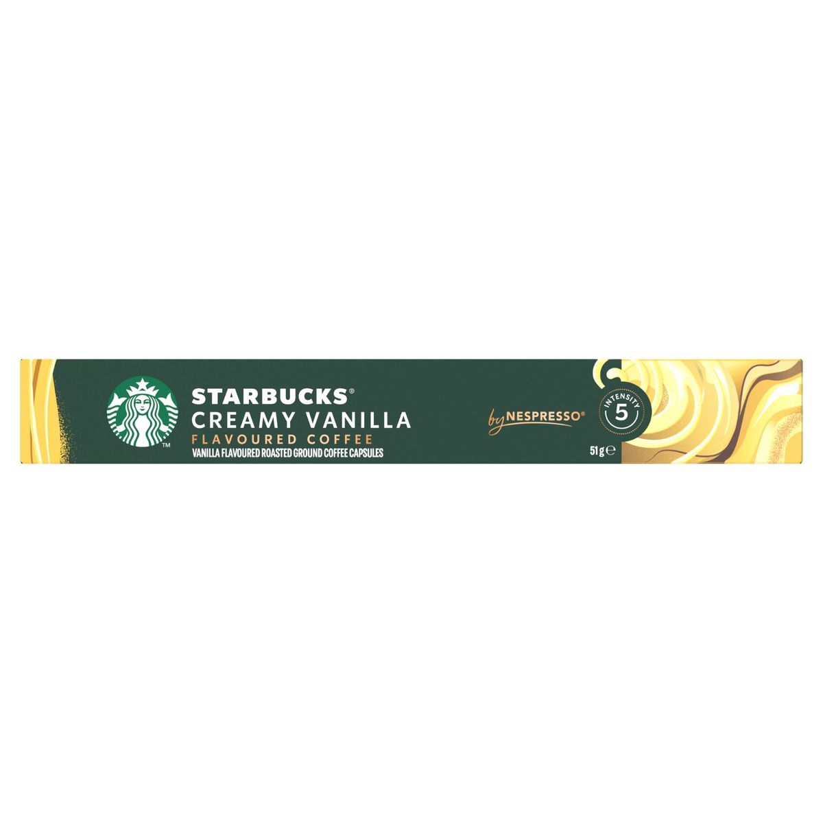 STARBUCKS Creamy Vanilla by NESPRESSO Blonde Roast Coffee Capsules 53g ...