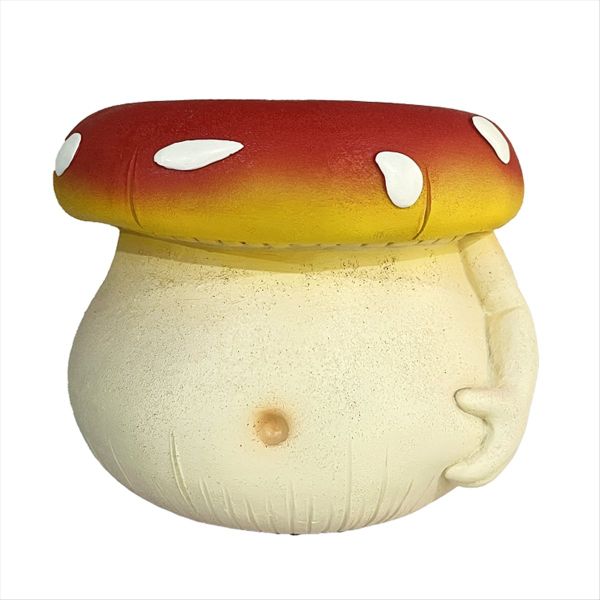 Cute Belly Mushroom Planter Colorful Unique Succulent Pots B