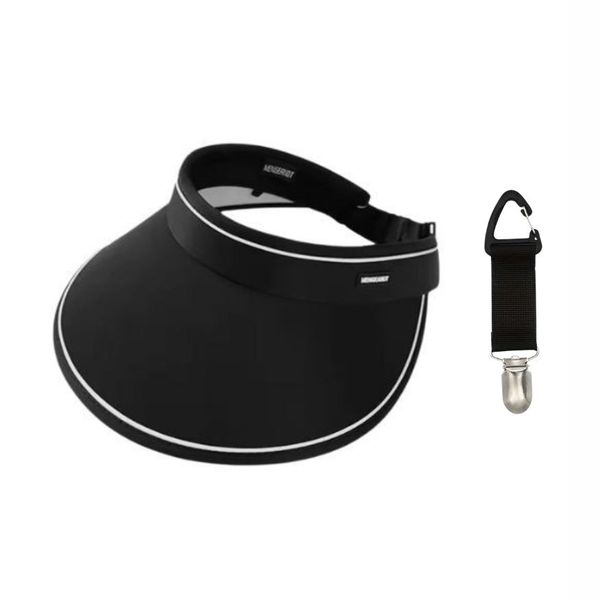 Women's Foldable Sun Hat with Travel Hat Clip - Wide Brim UV Protection