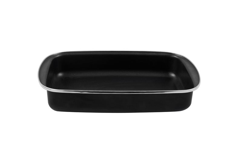 Magefesa - Enamelled Lasagna Dish - Black - Vitroceramic Cookware