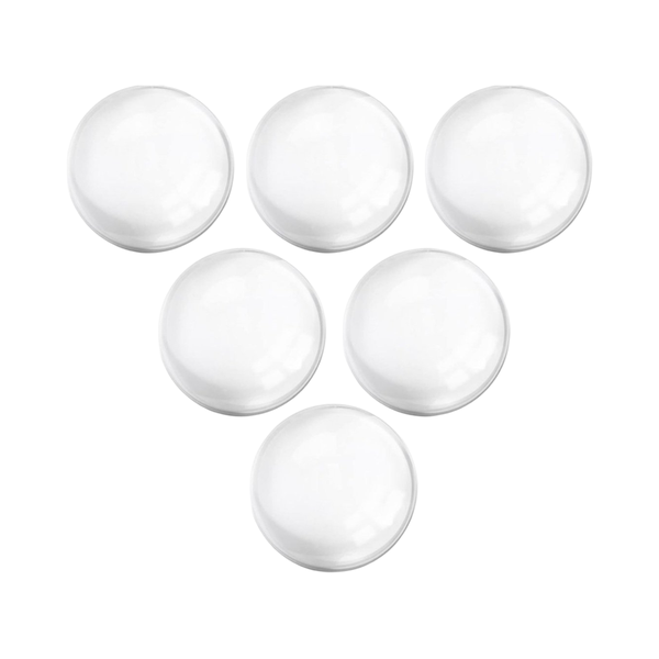 6 Pieces Round Silicone Door Stopper/Wall Protector