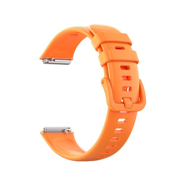 Silicone Strap Compatible with Huawei Band 7-Orange