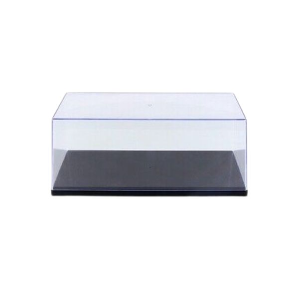 1/24- Acrylic Display Case for Diecast Models-Leather Base- Black