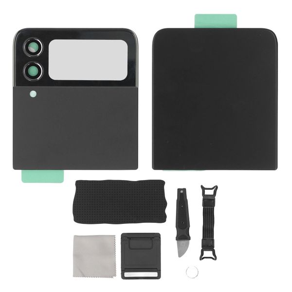 Z Flip 4 Back Glass Black w/Tools