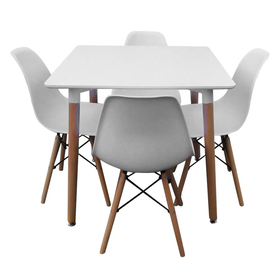 5 Piece Table and Wooden Leg Chairs | Shop Today. Get it Tomorrow ...