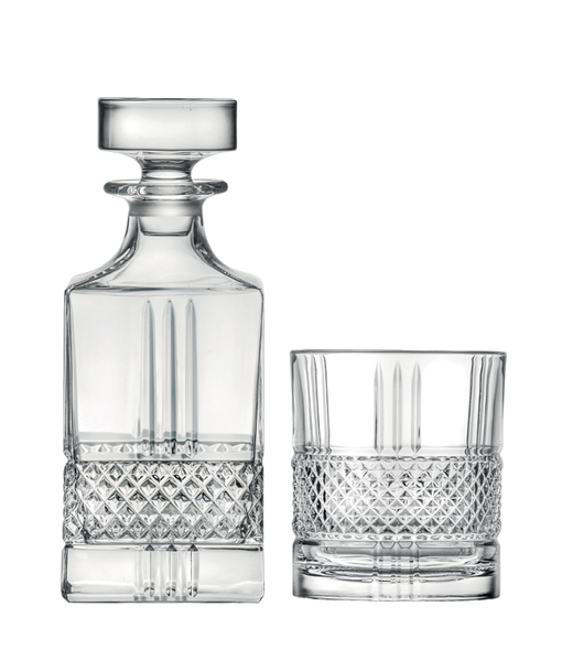 RCR - Brilliante Crystal Glass Whiskey Set - 7 Pieces