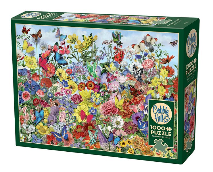 Cobble Hill Butterfly Garden 1000 Piece Puzzle