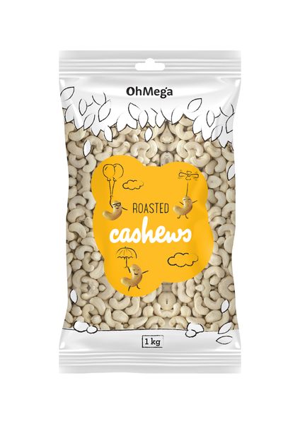 OhMega Cashews Roasted 1kg