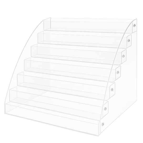 7-Tier Acrylic Display Stand Organizer Gel Makeup Nail Polish 31 x30 x25 cm