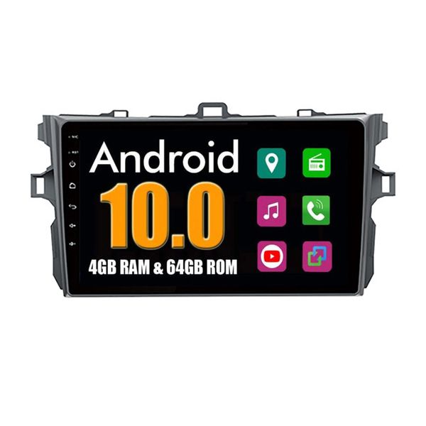 9 Inch Toyota Corolla 2007-19 Android GPS Navigation Radio CarPlay Unit