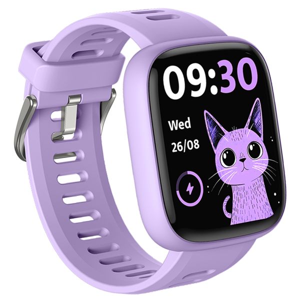 Rayswitch Smart Watch for Kids, 1.83-inch screen Sports watch-purple