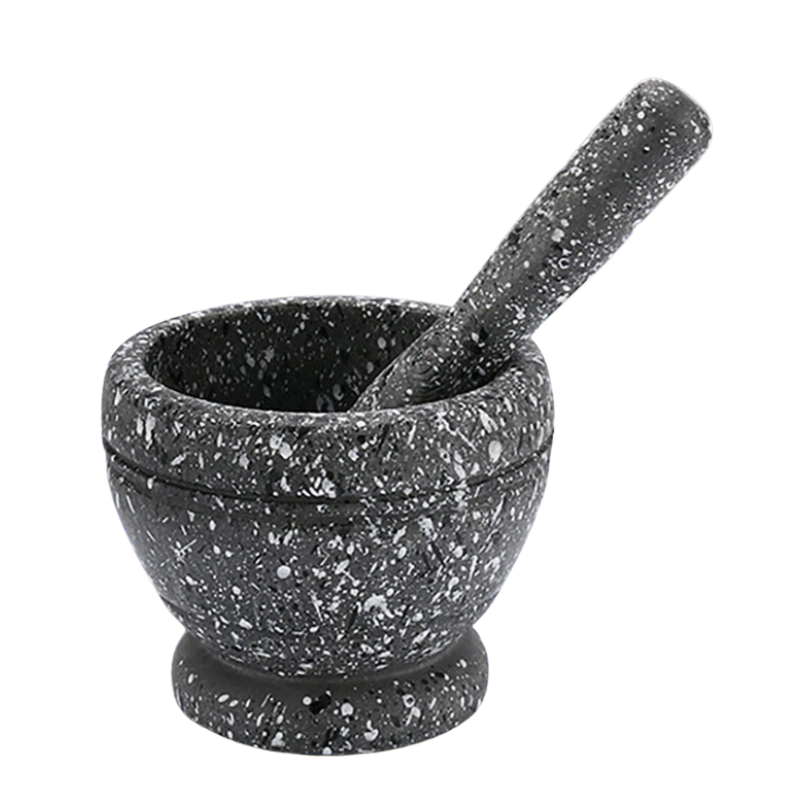 Kitchen Grinding Crusher Bowl Mortar Pestle Grinder Spice Mixing Tool