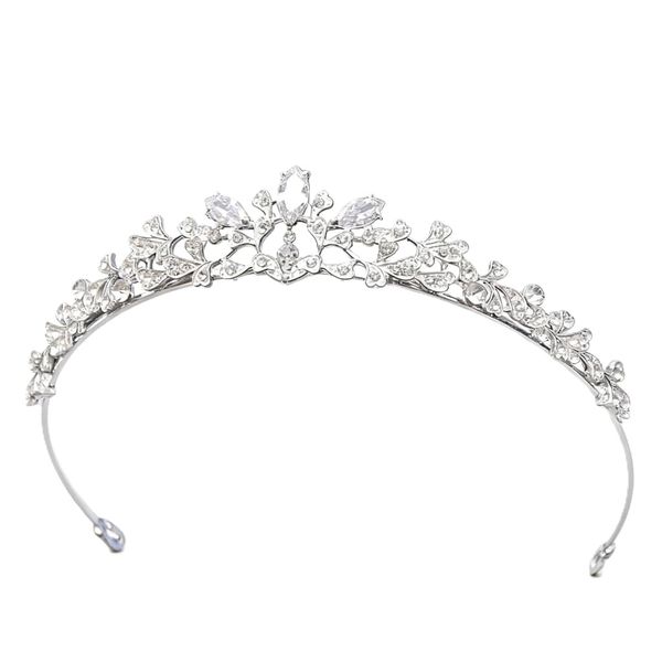 Crystal Wedding Tiara for Bride and Flower Girls - Silver